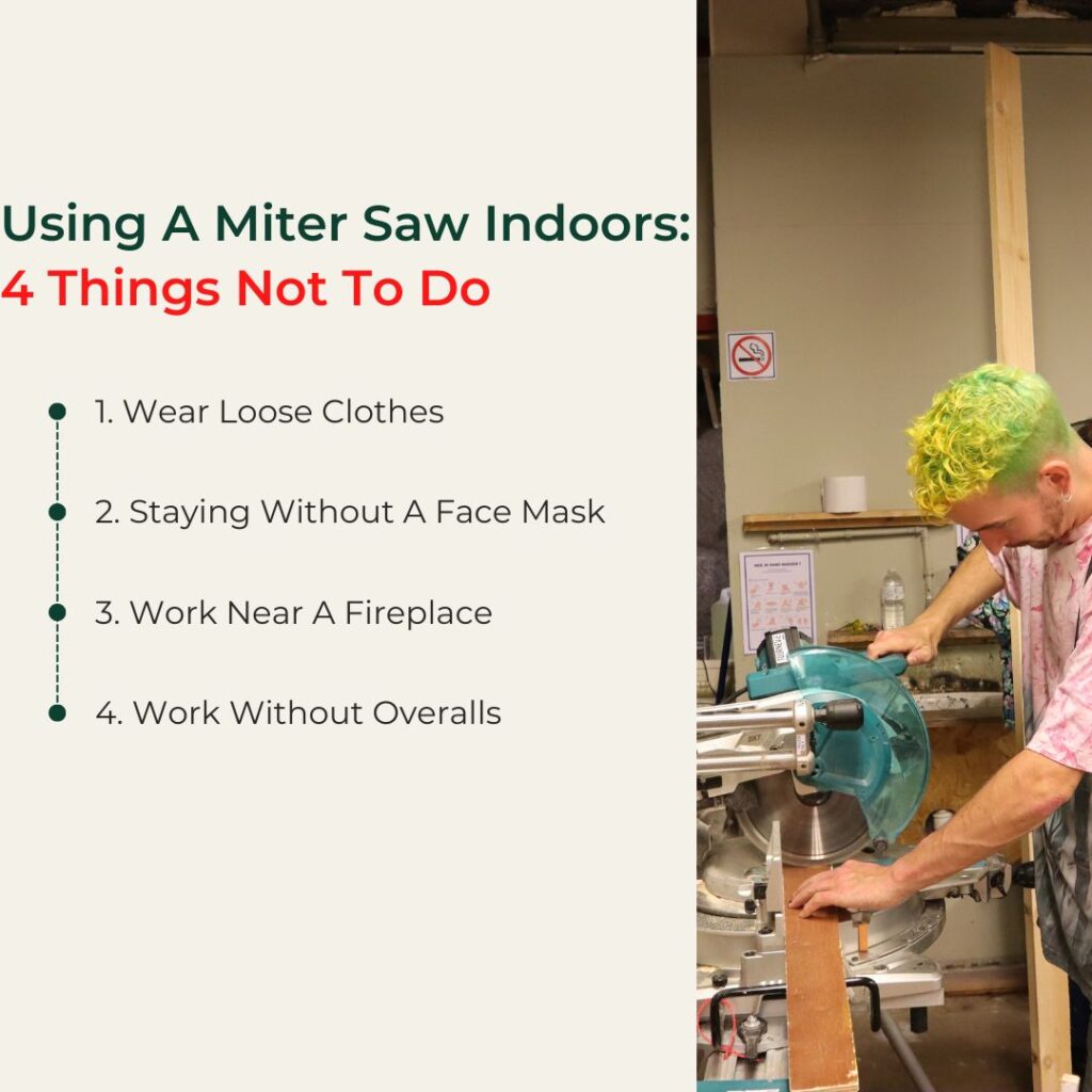 Using A Miter Saw Indoors