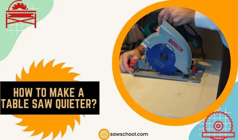 How To Make A Table Saw Quieter