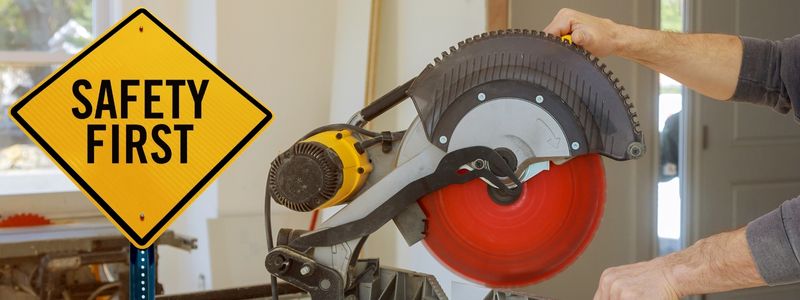 Safety when using miter saw for pvc