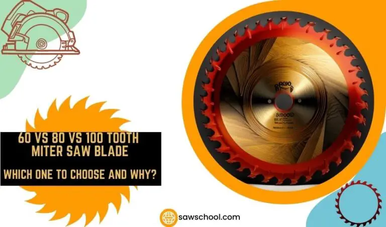 60 Vs 80 Vs 100 Tooth Miter Saw Blade