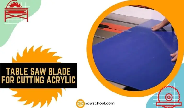 Table Saw Blade For Cutting acrylic